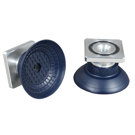 Fipa Bell shaped vacuum cup diam. 45 mm, NBR blue, with R-Adapter 103.045.153.1